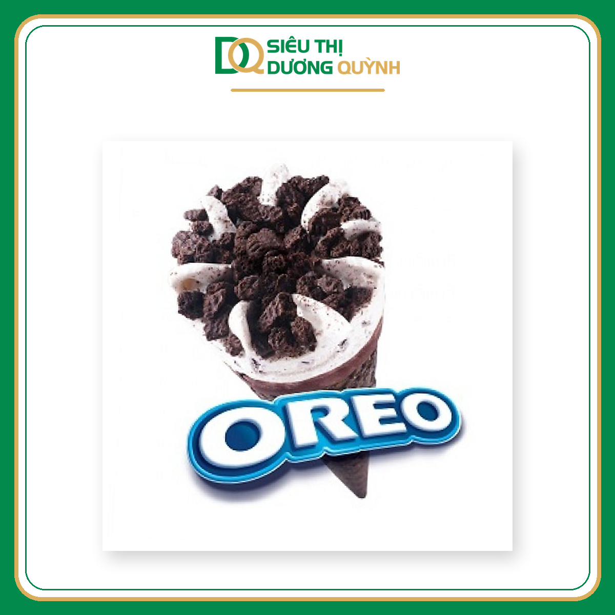 Kem ốc quế Socola vụn bánh quy Oreo 70g