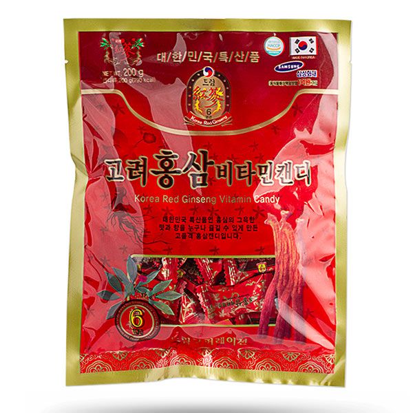Kẹo hồng sâm Hàn Quốc 200g 1