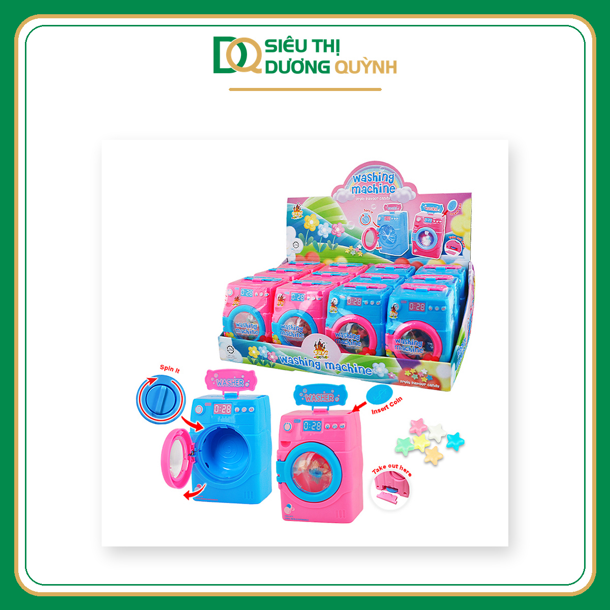 Kẹo Hương Trái Cây Toy's Castle Washing Machine