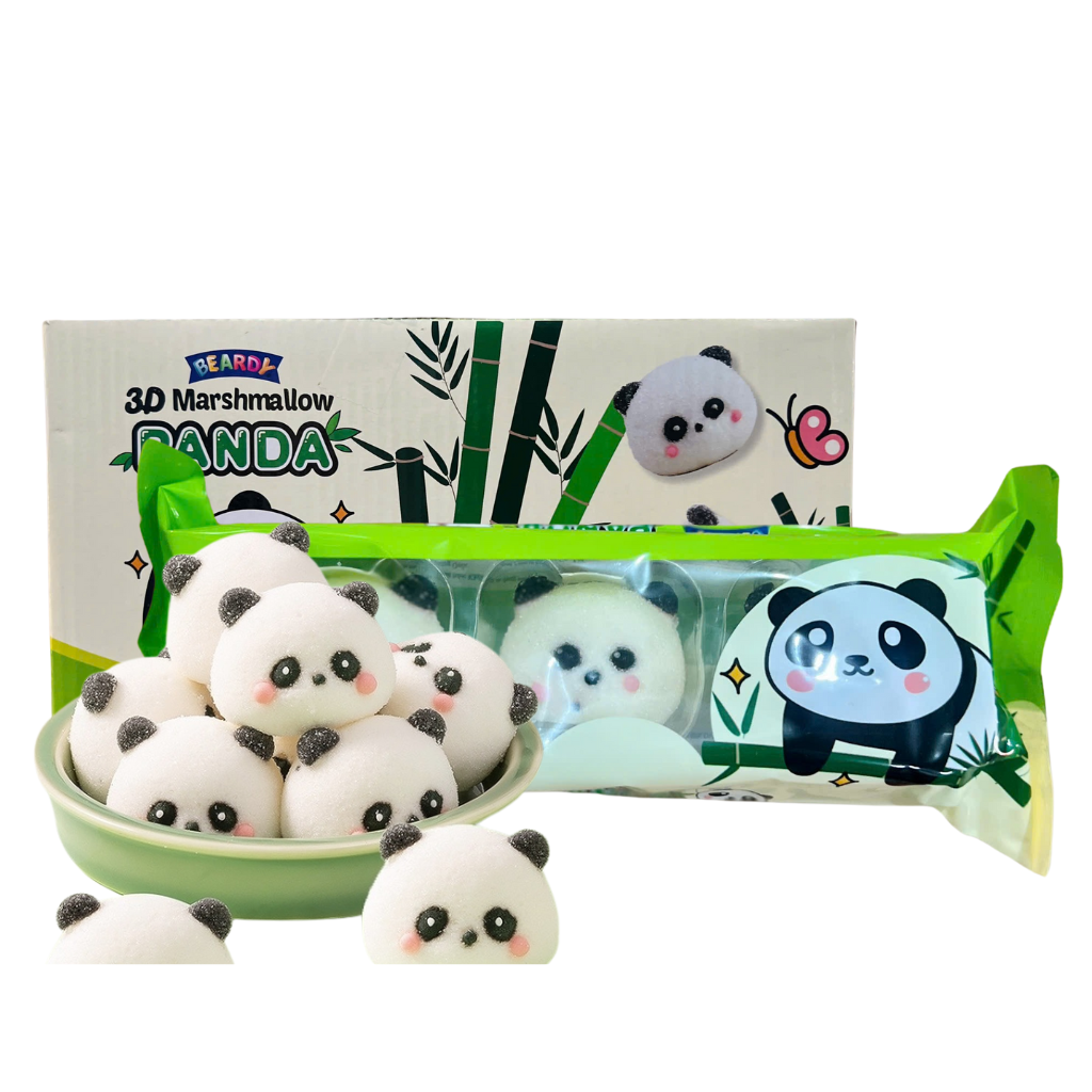 Kẹo Marshmallow Beardy Hình Gấu Trúc 3d 1