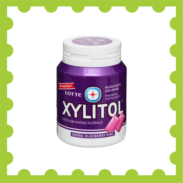 Kẹo Xylitol blueberry mint 1