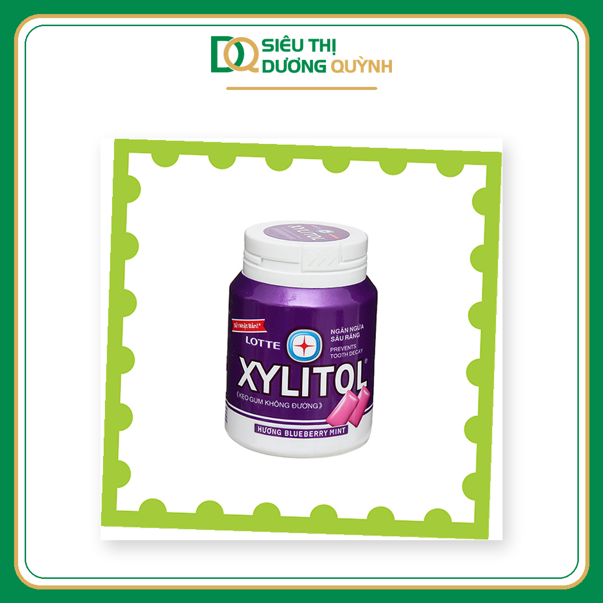 Kẹo Xylitol blueberry mint