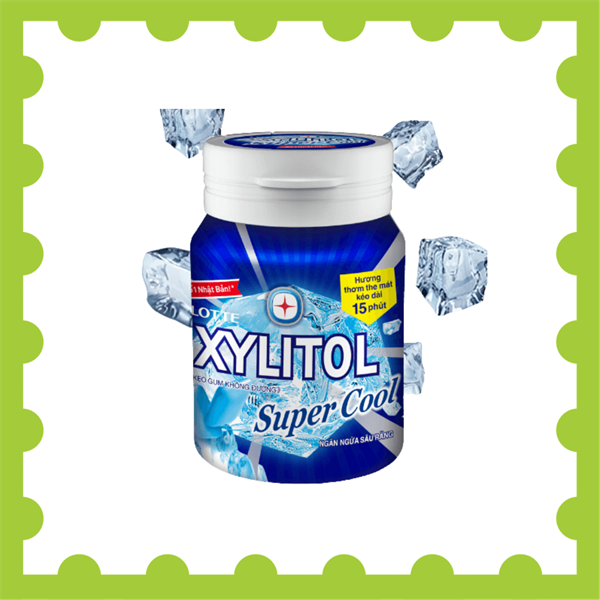 Kẹo Xylitol Siêu the mát 1