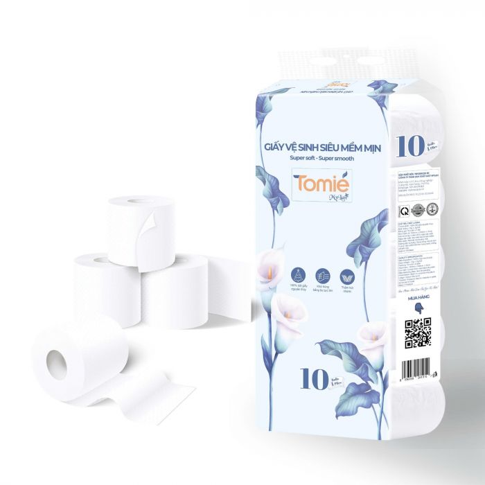 Giấy vệ sinh Tomié Original dây 10 cuộn 1
