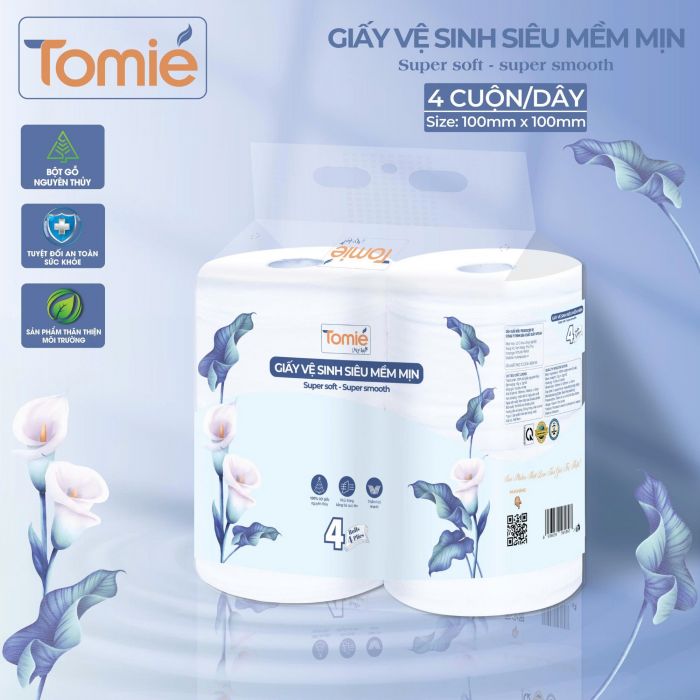 Khăn giấy cuộn 4 cuộn/ dây Mylan 1