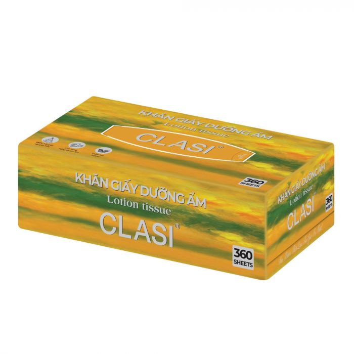 Khăn giấy dưỡng ẩm bỏ túi Clasi lốc 6 gói 1
