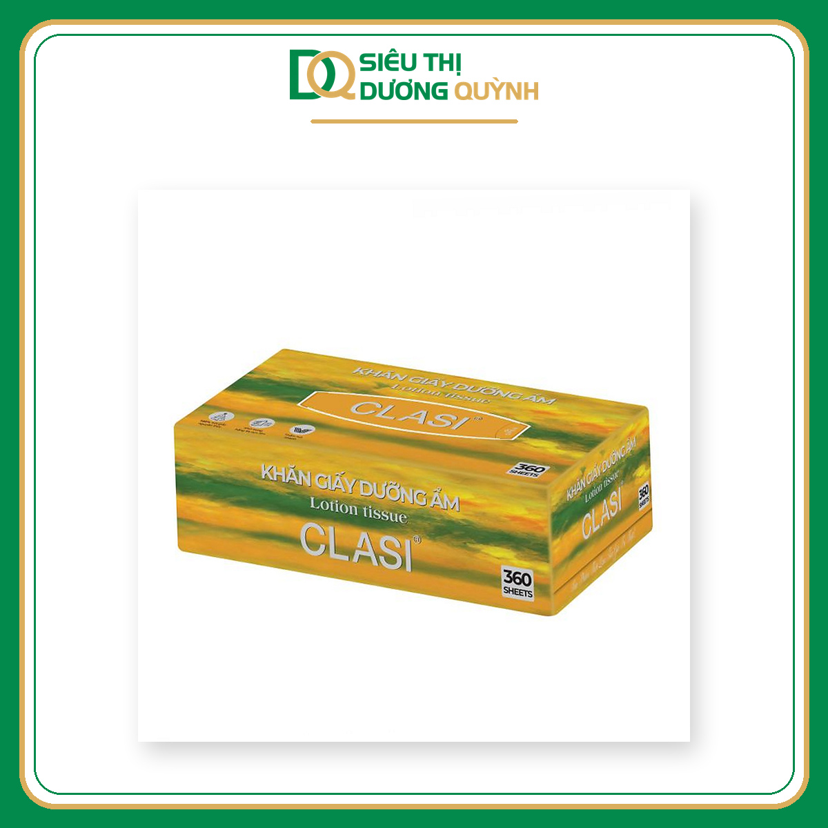 Khăn giấy dưỡng ẩm bỏ túi Clasi lốc 6 gói