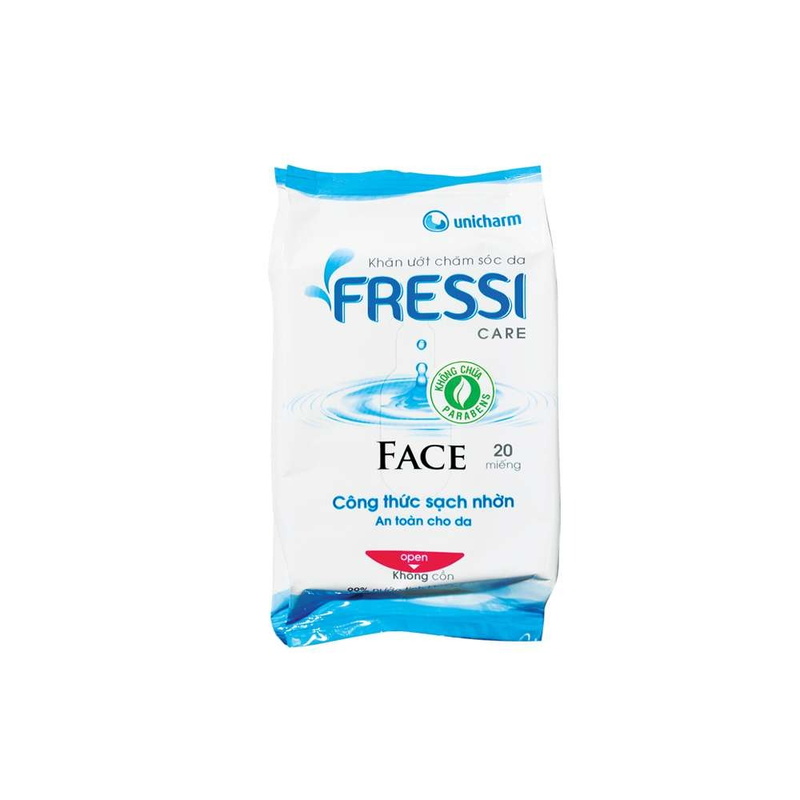 Khăn ướt chăm sóc da Fressi Care Face 20 miếng 1
