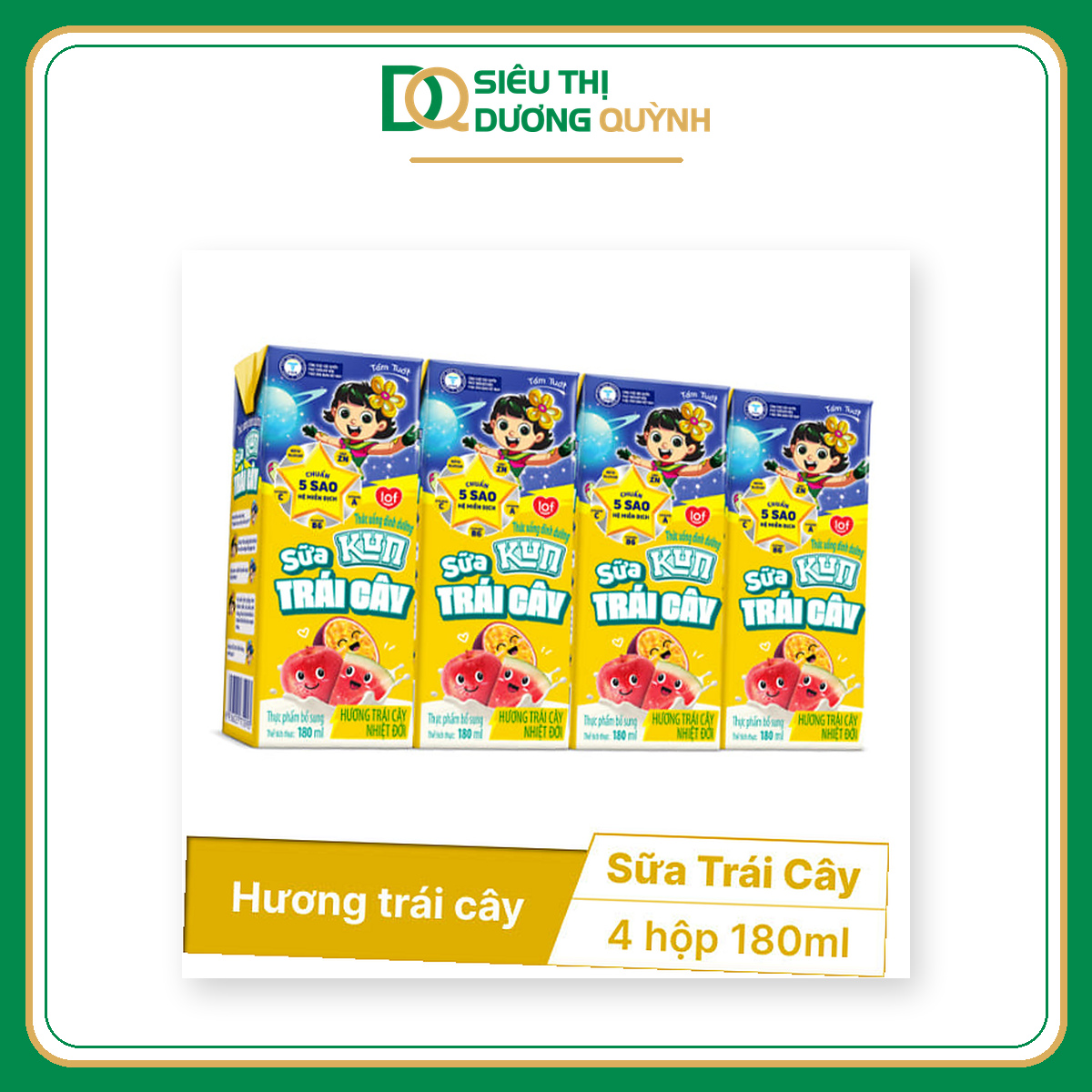 KUN STC hương trái cây nhiệt đới 180ml