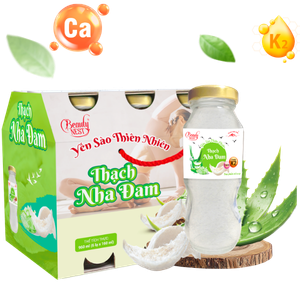 Beauty Nest – Yến sào thiên nhiên thạch nha đam – Khay 6 lọ x 160ml