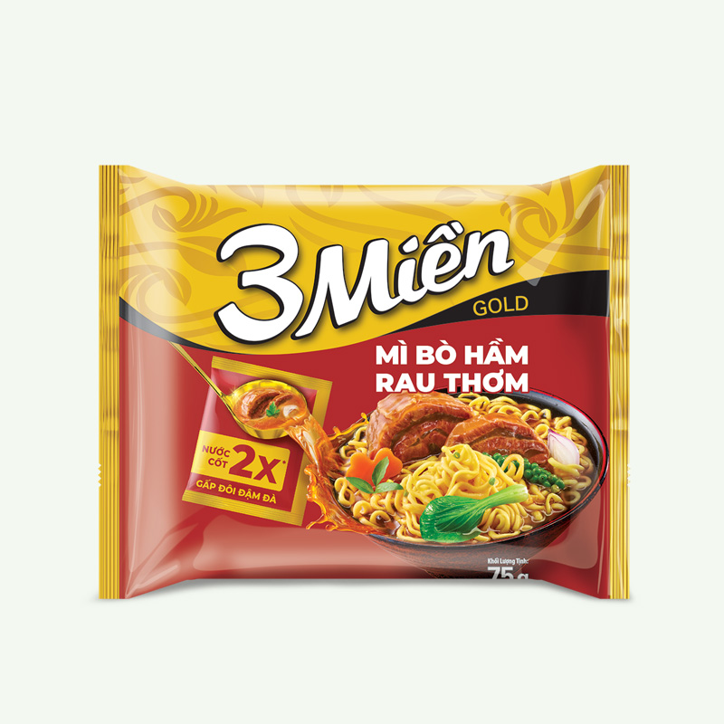 Mì 3 miền bò hầm rau thơm 1