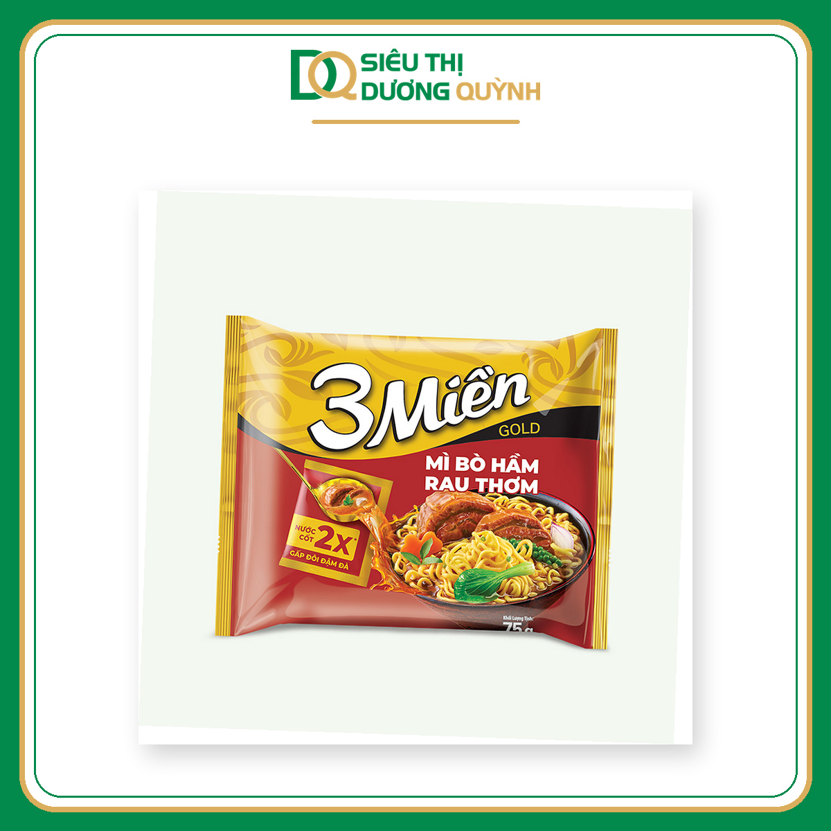 Mì 3 miền bò hầm rau thơm