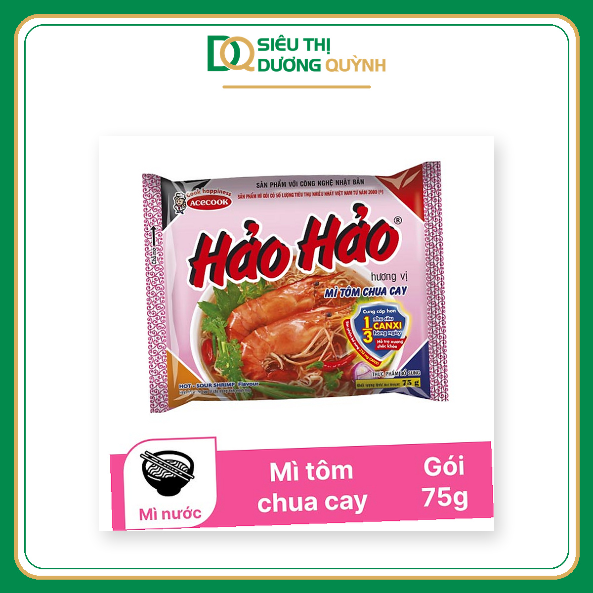 Mì Hảo Hảo chua cay 75g