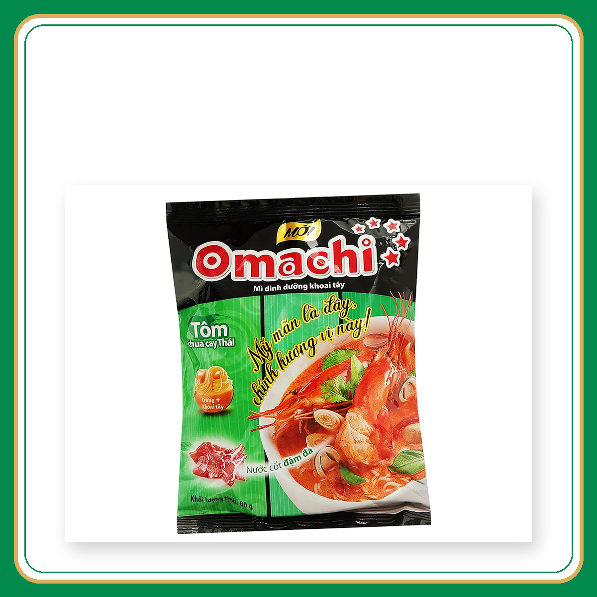 Mì Omachi tôm càng chua cay 80gr