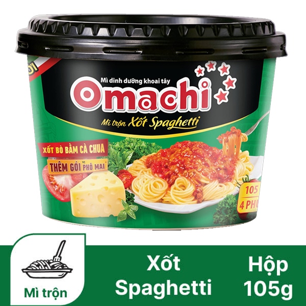 Mì Omachi trộn xốt Spaghetti 105g 1