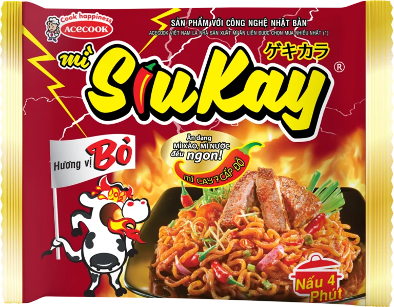 Mì SiuKay vị bò 127g