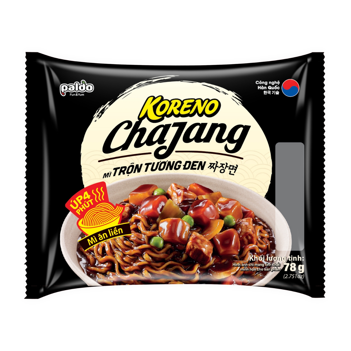 Mì trộn tương đen Koreno 1