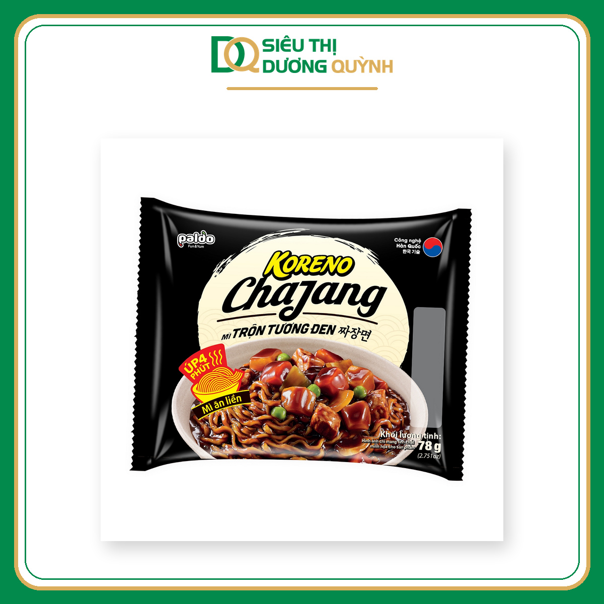 Mì trộn tương đen Koreno