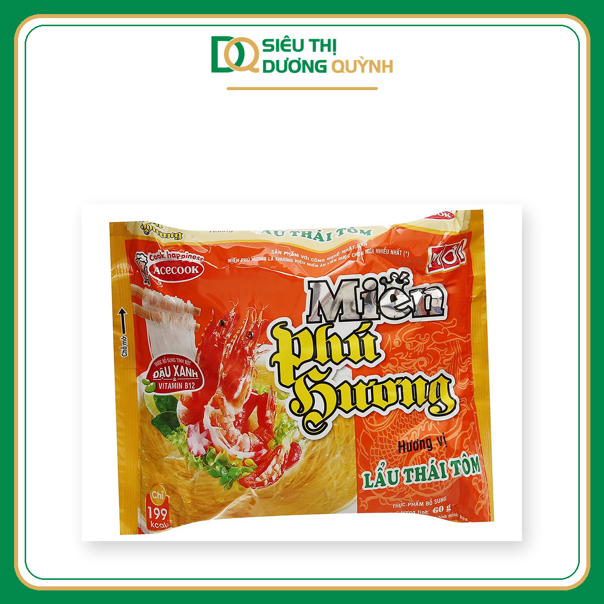 Miến Phú Hương lẩu Thái tôm 60g