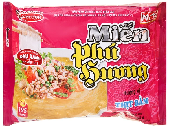 Miến Phú Hương thịt bằm 55g 1