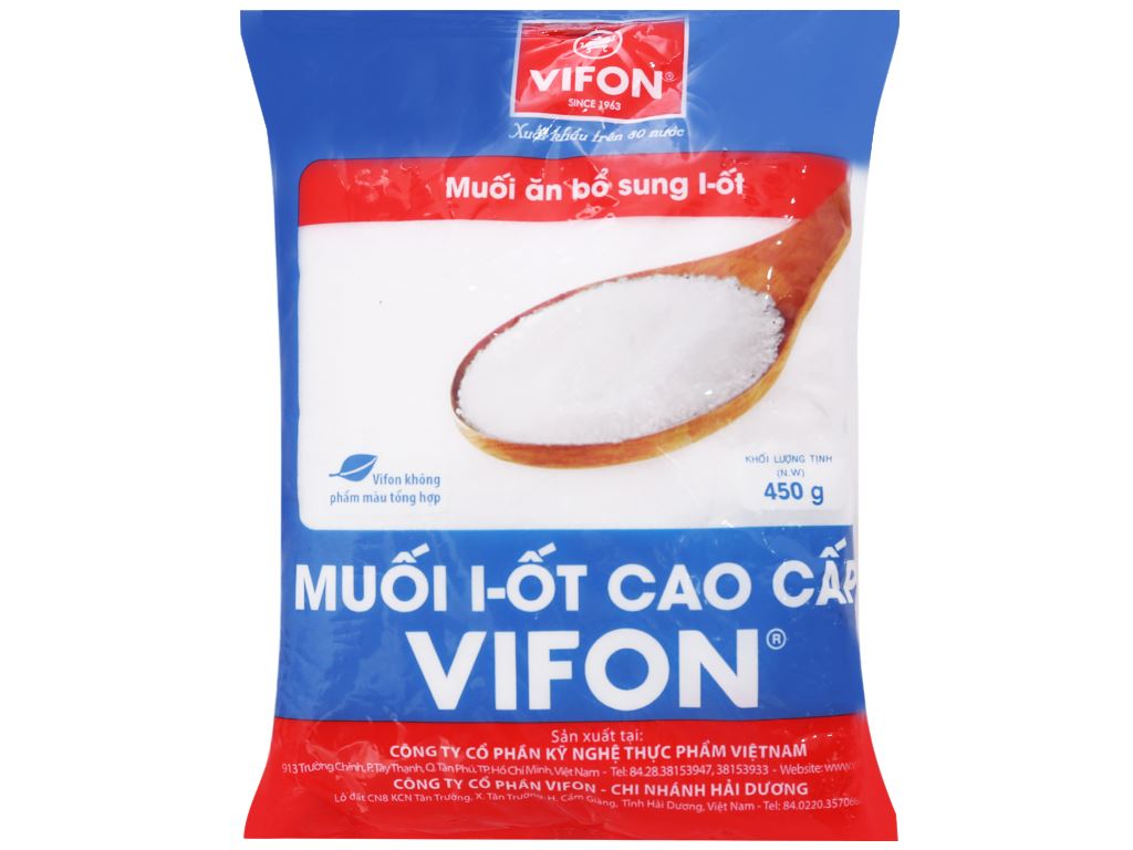 Muối I ốt Vifon 450gr 1