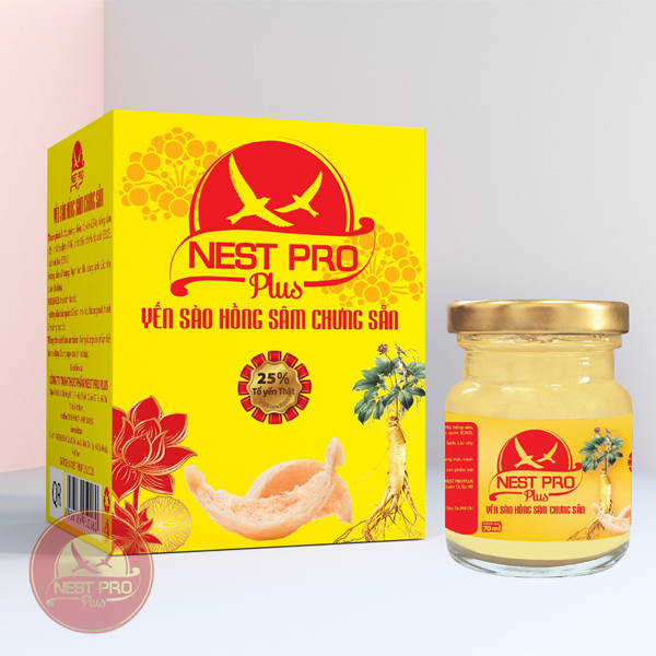 Yến sào hồng sâm Nest Pro Plus (25% yến) – Hũ 70ml