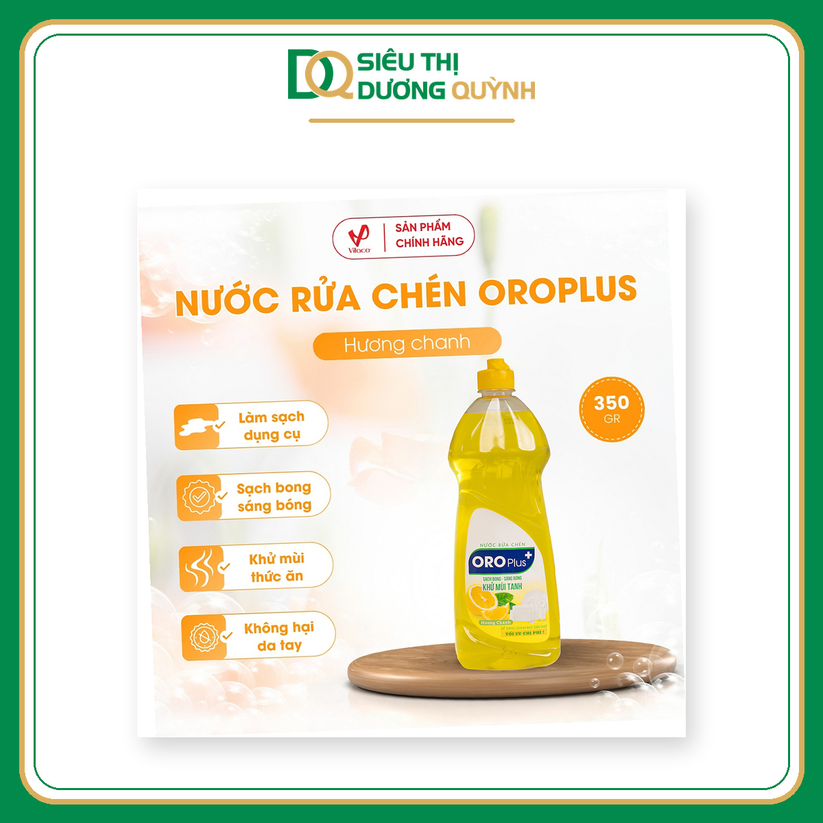 Nước rửa chén hương chanh Oroplus 735ml