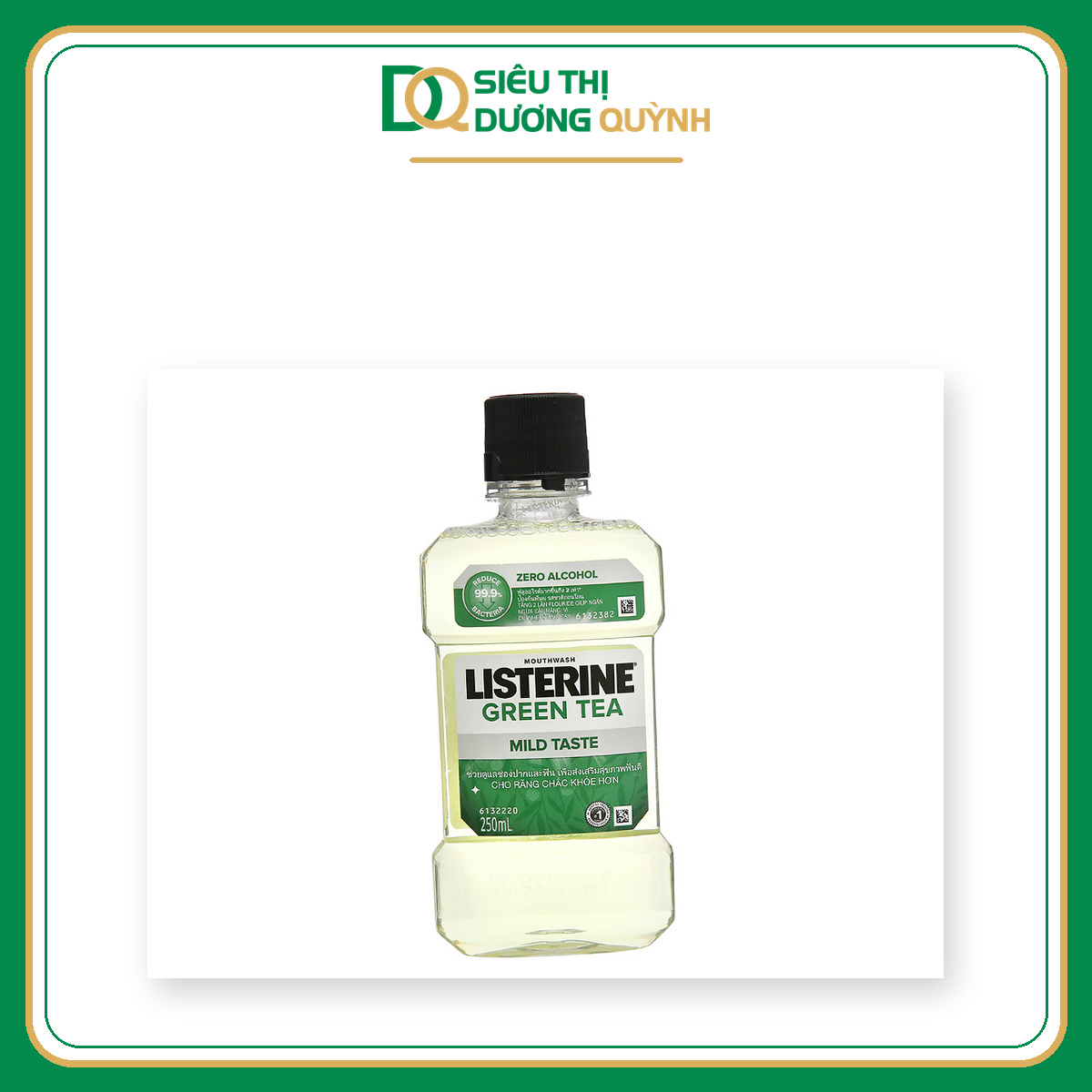 Nước súc miệng Listerine green tea 250ml
