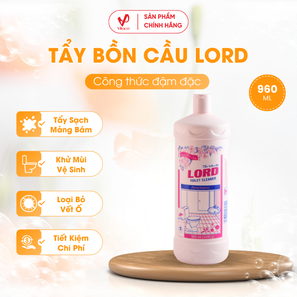 Nước tẩy bồn cầu Lord 960ml 1