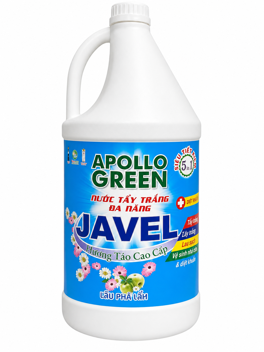 Nước tẩy Javel Apollo Green 3,8kg 1