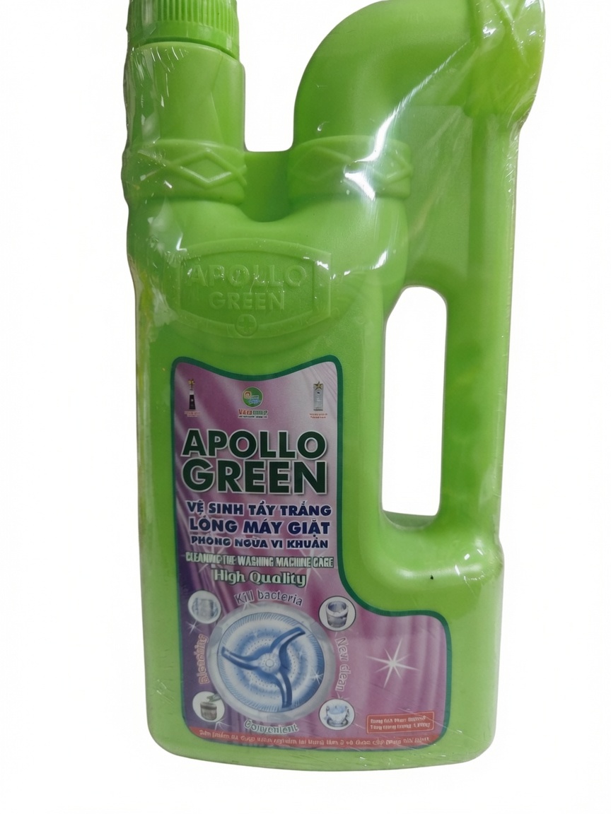 Nước tẩy lồng máy giặt Apollo Green 1200gr 1