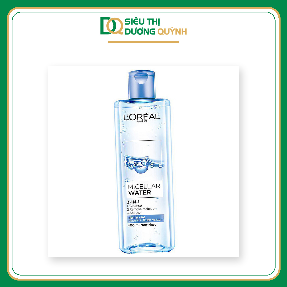 Nước tẩy trang L'Oréal Paris Micellar Water 3-in-1 Refreshing 400ml