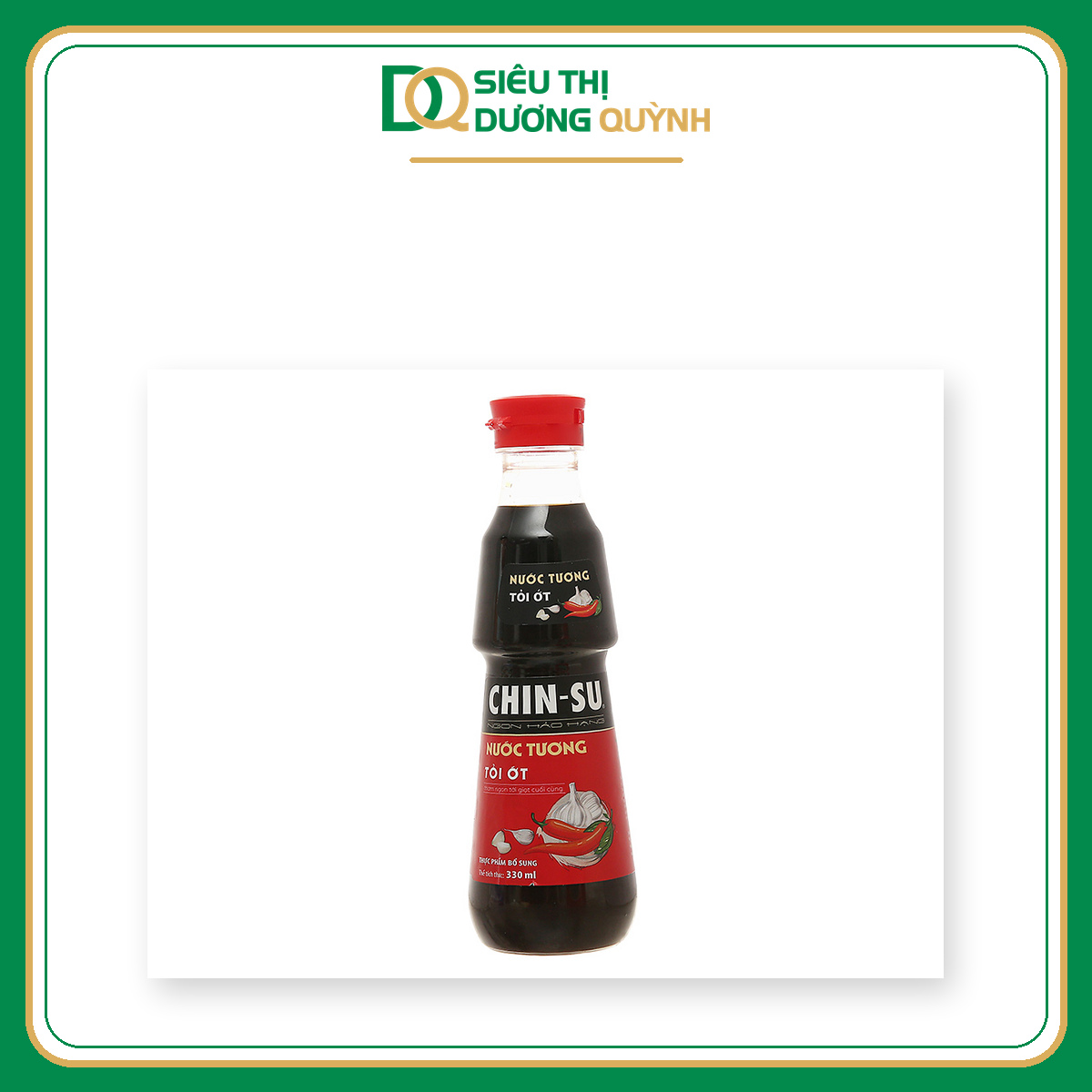 Nước tương Chinsu tỏi ớt 330ml