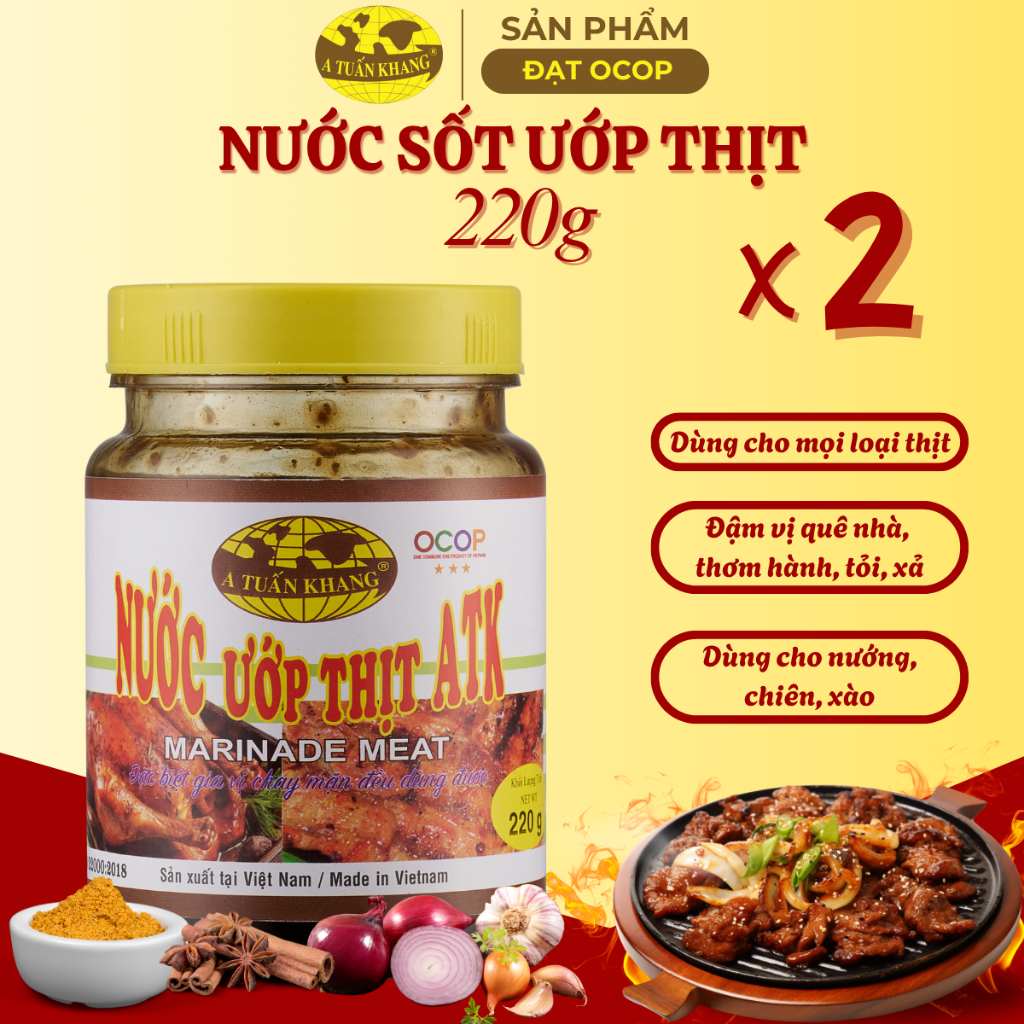 Nước ướp thịt A Tuấn Khang 220g 1