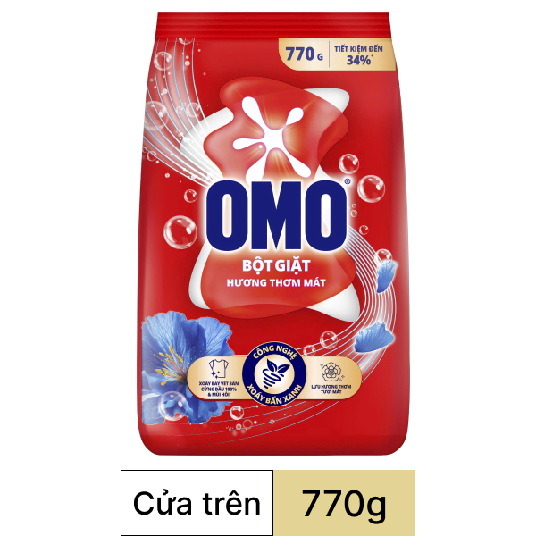 Omo bột giặt hương thơm mát 770g tại Siêu Thị Dương Quỳnh