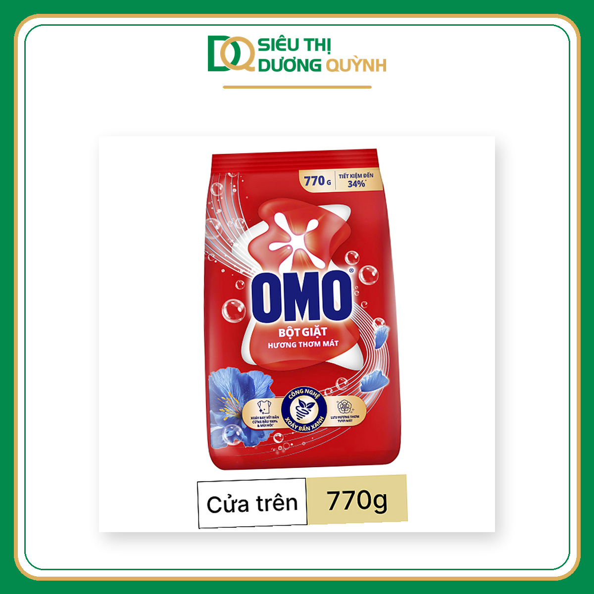 Omo bột giặt hương thơm mát 770g