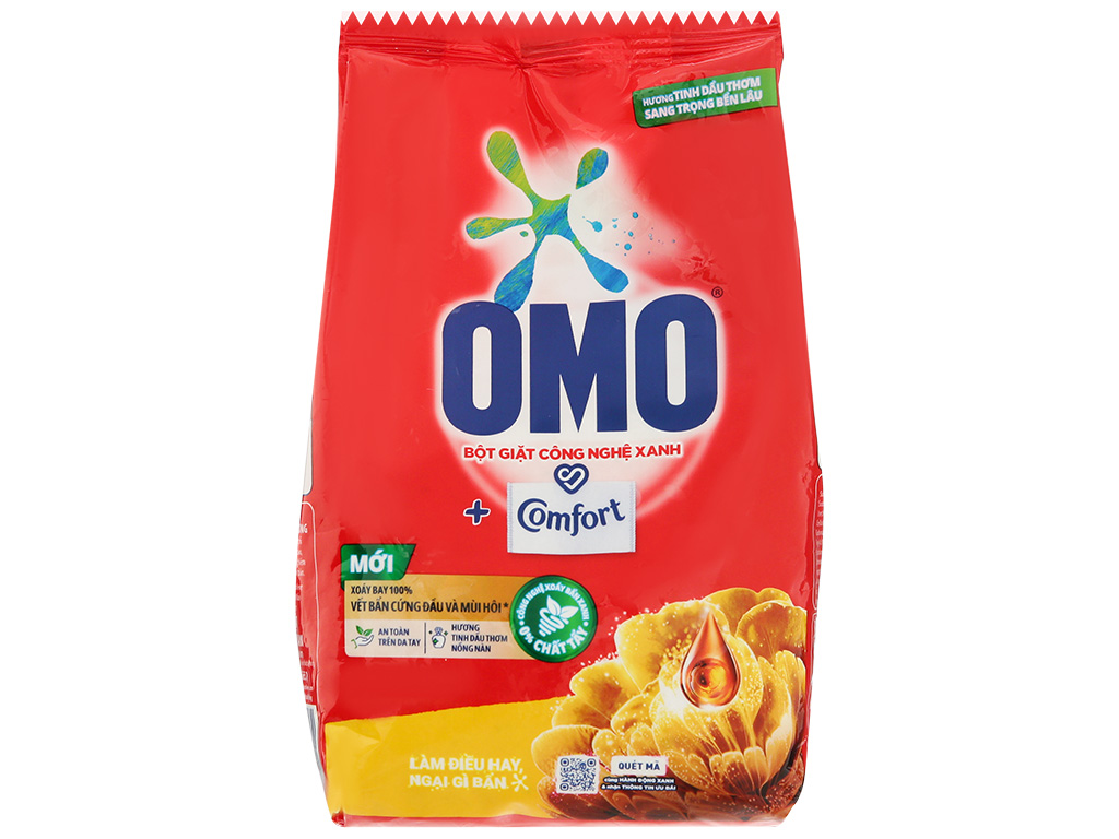Bột giặt OMO tinh dầu thơm sang trọng 350g 1