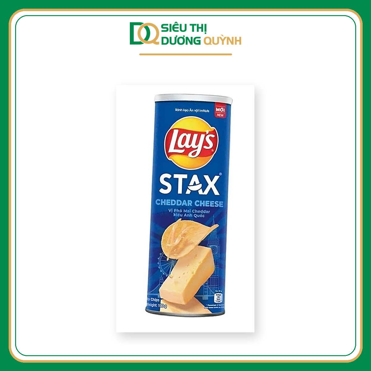 Ống Lay's Stax Phô mai Cheddar 90g