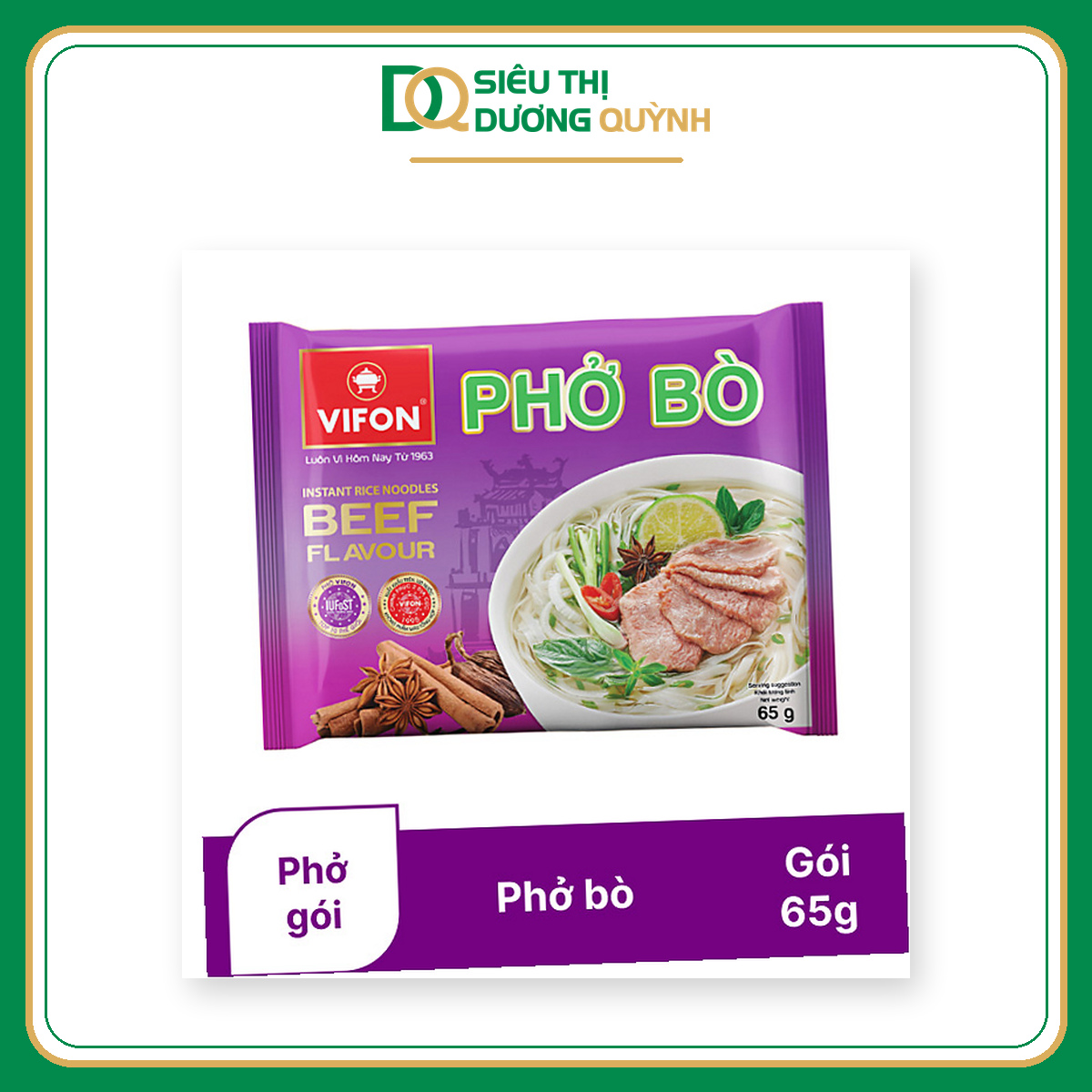 Phở bò VIFON 65g