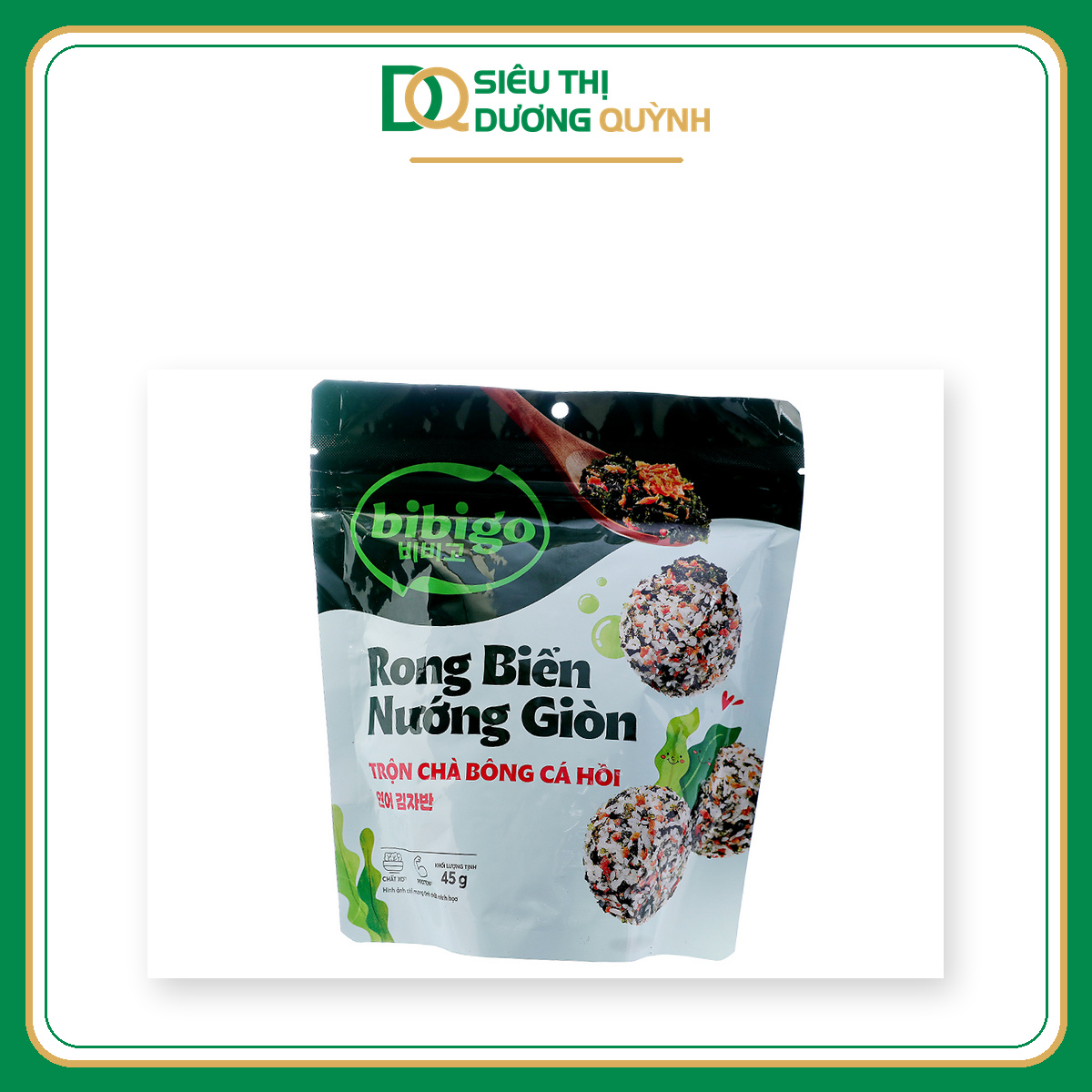 Rong biển trộn chà bông cá hồi Bibigo 45g