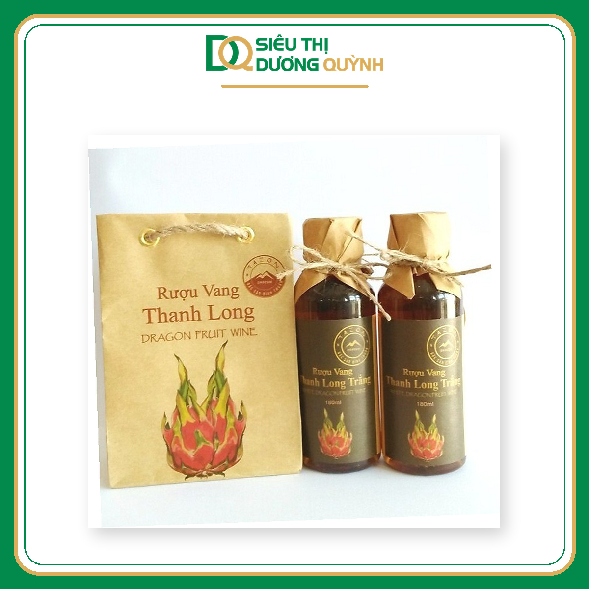 Rượu thanh long trắng Tazon 180ml