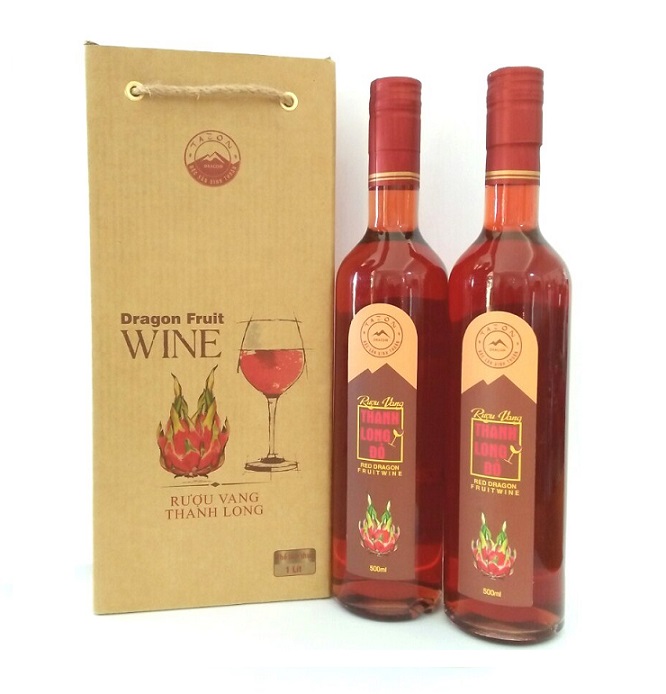 Rượu vang thanh long đỏ Tazon 500ml 1