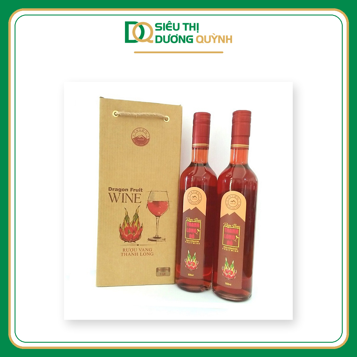 Rượu vang thanh long đỏ Tazon 500ml