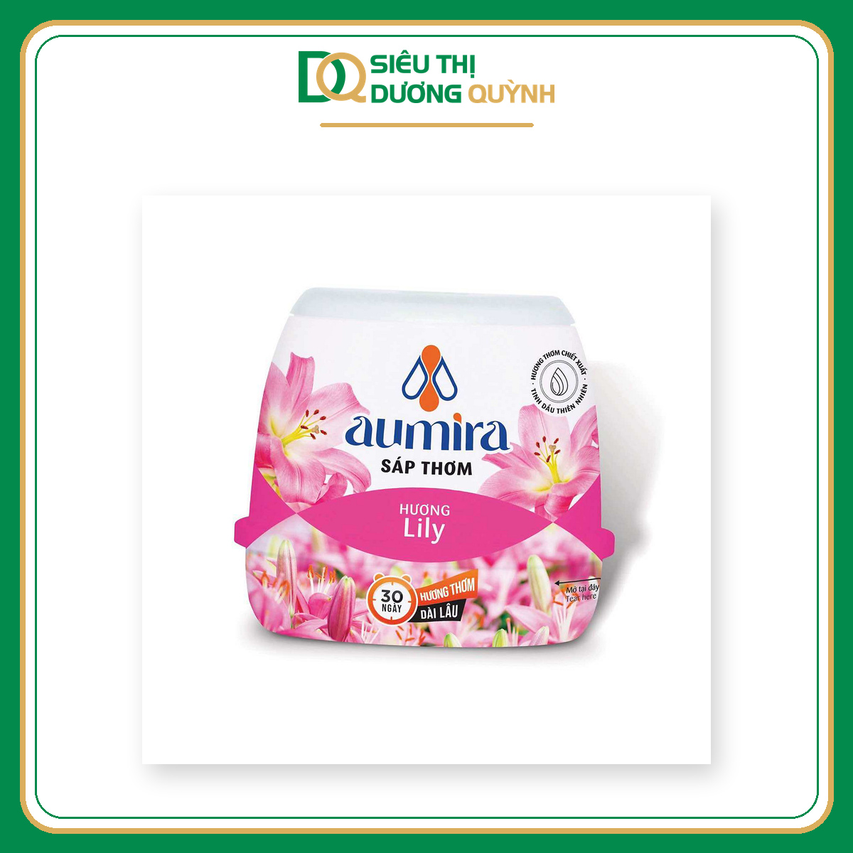 Sáp thơm Aumira nước hoa Pháp 180g