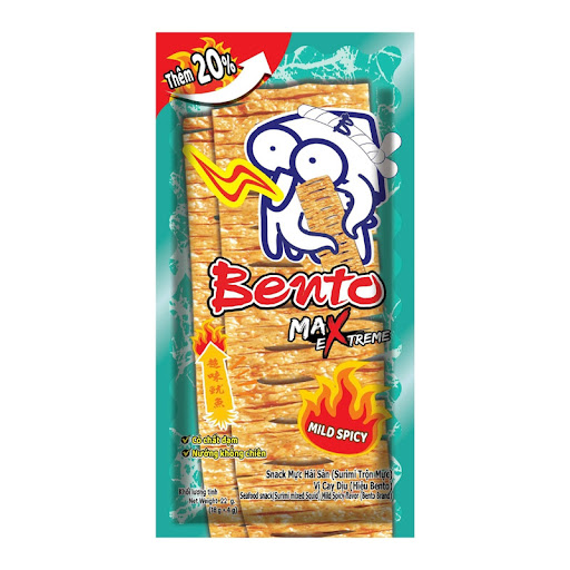 Snack bento vị cay dịu tại Siêu Thị Dương Quỳnh