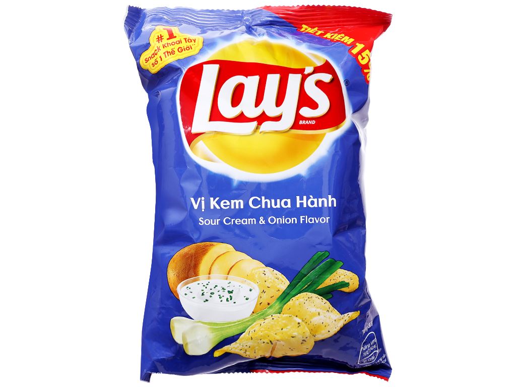 Snack Khoai tây Orion vị kem chua hành 53gr 1