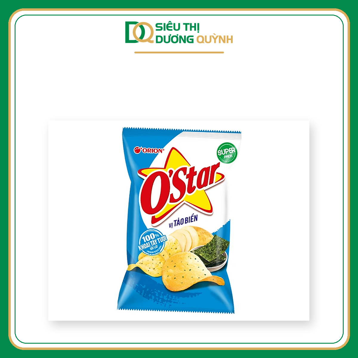 Snack Khoai tây Orion vị tảo biển 53gr