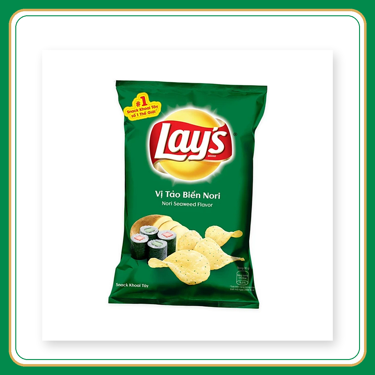 Snack Lay's Tảo biển nori 30g