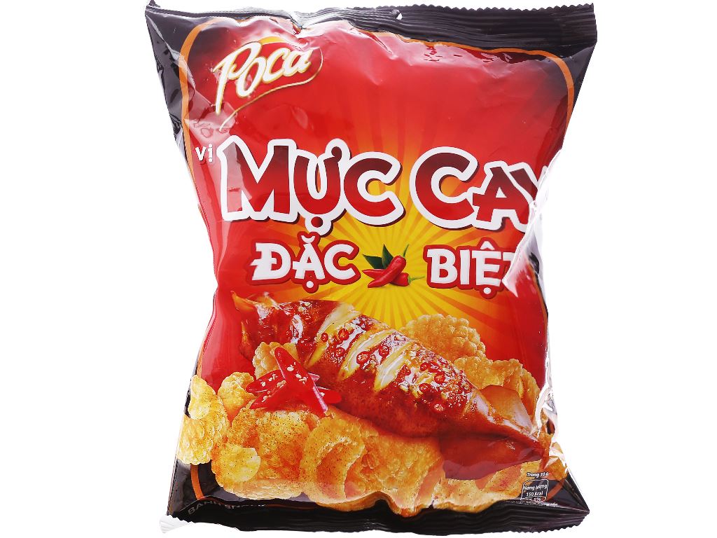 Snack Poca mực cay đặc biệt 60g 1