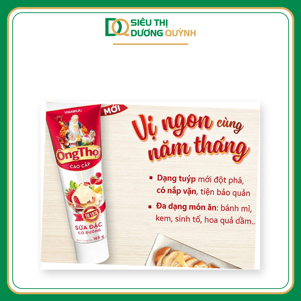 Sữa đặc Ông Thọ tuýp đỏ 165g